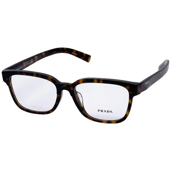 NEW MEN'S RECTANGLE HAVANA EYEGLASSES PRADA PR04YVF 2AU1O1 NEW PR 04YVF - Picture 5 of 7